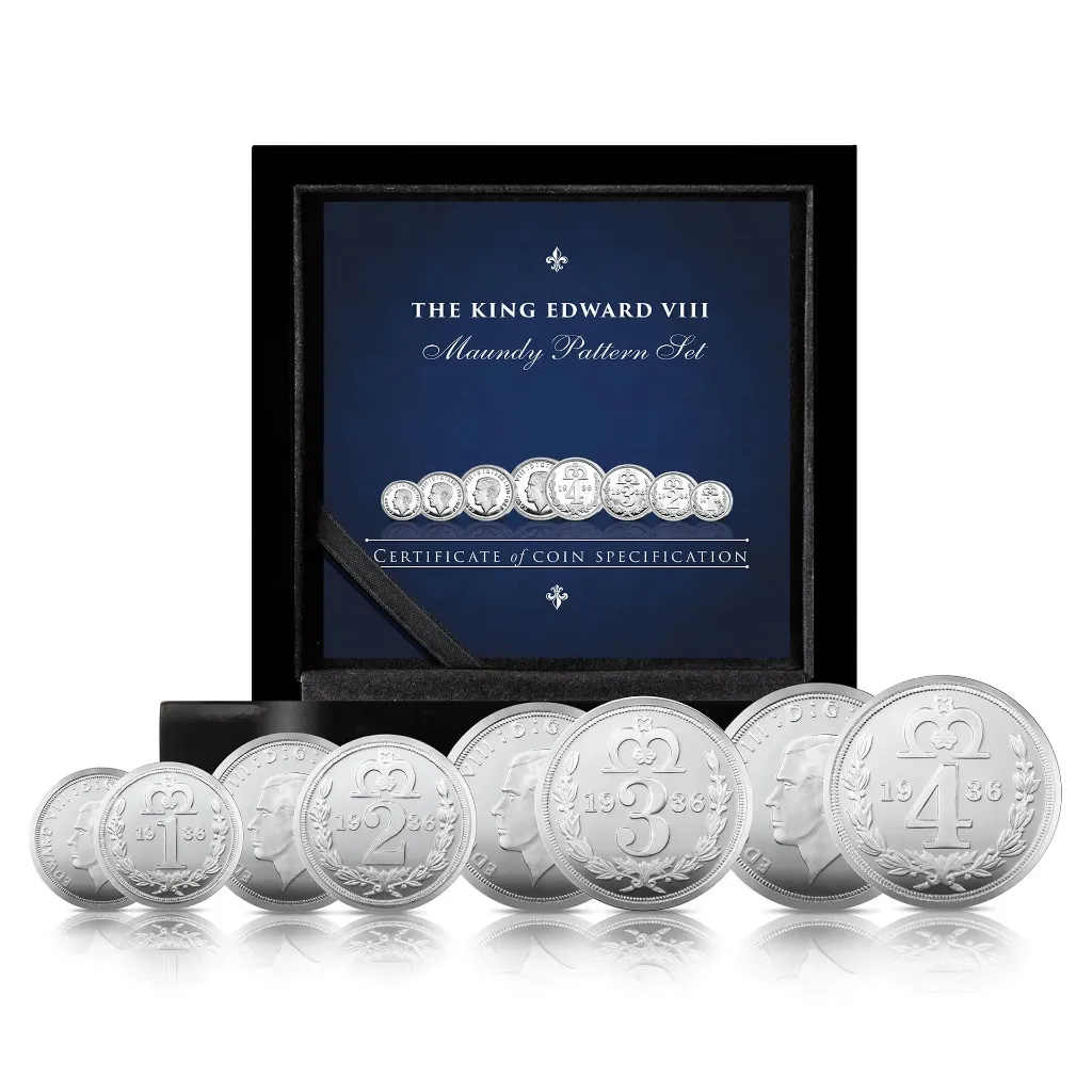 [426-CO272.01] The Edward VIII Silver Maundy Pattern Set