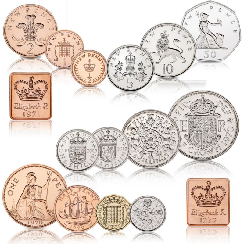 [426-KBC26.03S] The 50th Anniversary of Decimal Changeover Proof Coin Set