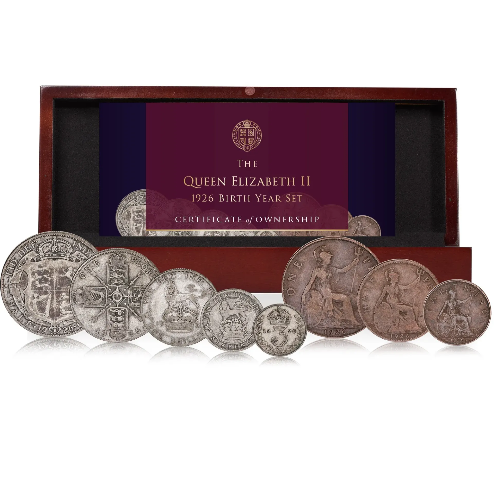 The Queen Elizabeth II 1926 Birth Year Coin Set