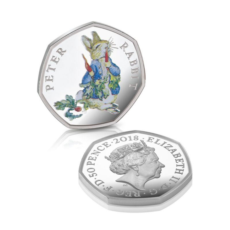 [426-MNI02.01] The Peter Rabbit Silver Proof 50p Commemorative Coin