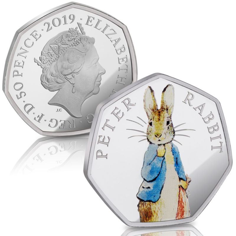 [426-MNI09.01] The Peter Rabbit 2019 Silver Proof 50p Coin