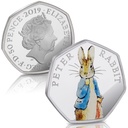 The Peter Rabbit 2019 Silver Proof 50p Coin