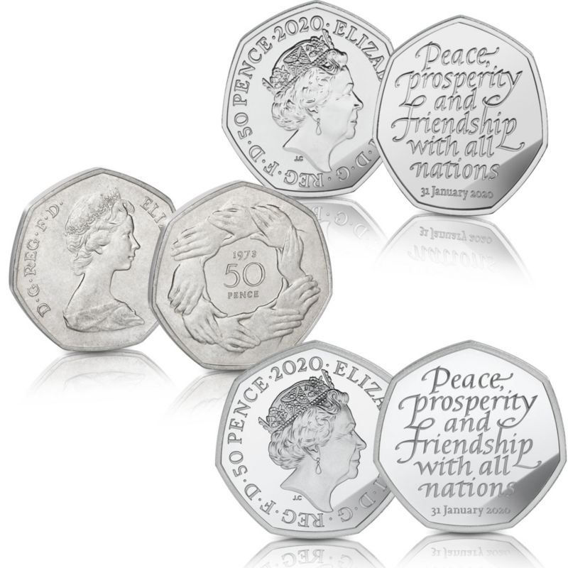 [426-MNI12.03S] The UK Brexit Fifty Pence Coin Set
