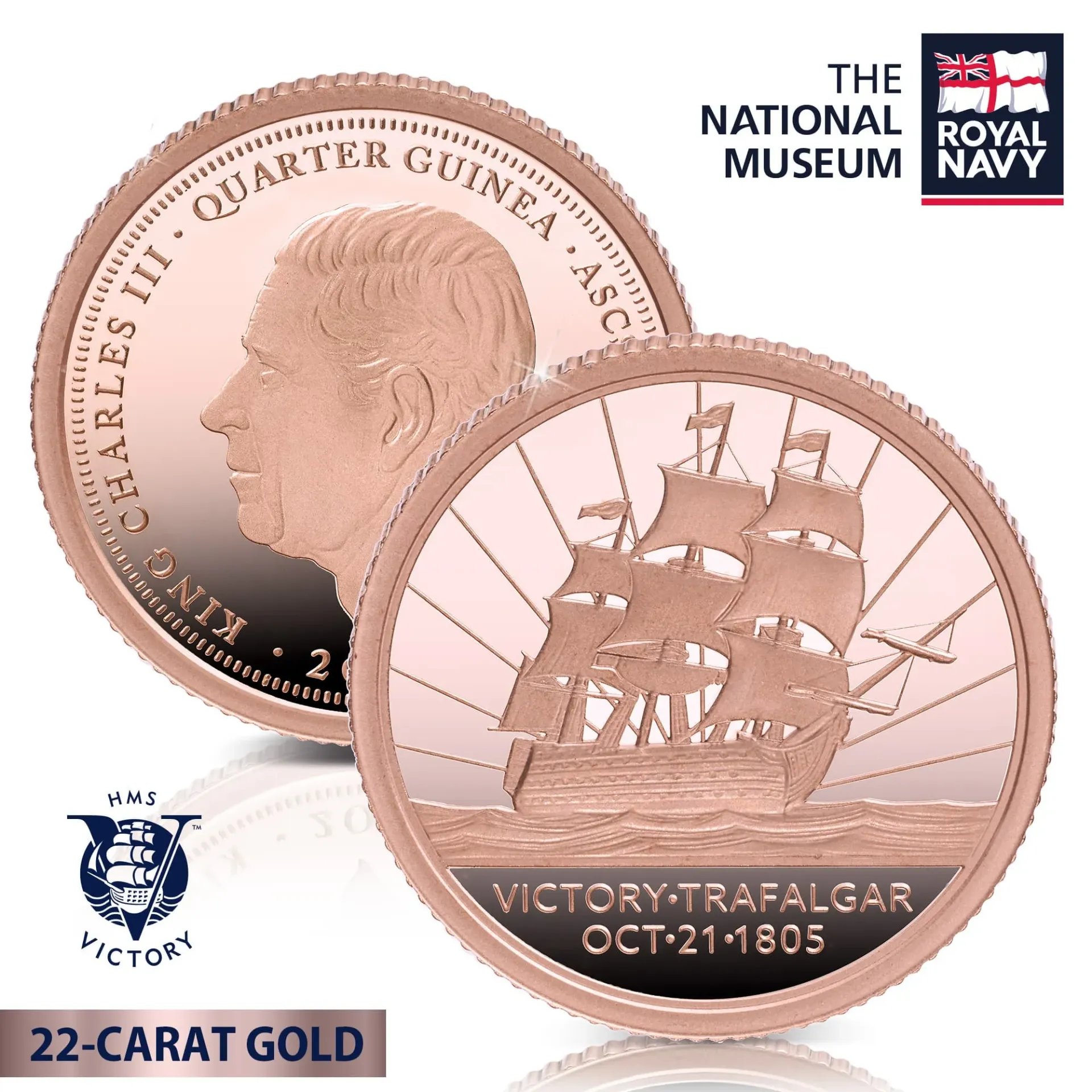 HMS Victory Gold Quarter Guinea