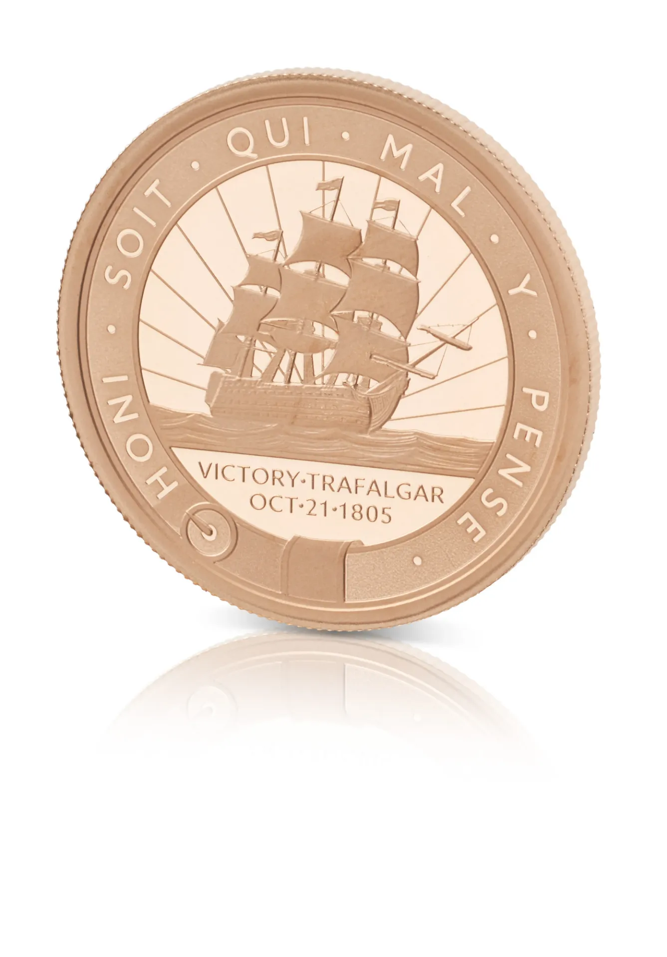 Secure the two most elusive Guinea denominations.   Collectors have long prized the original ¼ and ⅓ guineas for their rarity — both were lightly circulated and are now difficult and expensive to acquire. The HMS Victory Gold Third Guinea, available only to Quarter Guinea owners, lets you unite these two historic denominations in a modern, museum‑approved set. Struck in 22‑carat gold and alloyed with authentic HMS Victory copper, it completes a beautifully balanced two‑coin set. Add yours today before the limited mintage sells out.