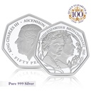 QEII Birth Centenary Silver 50p