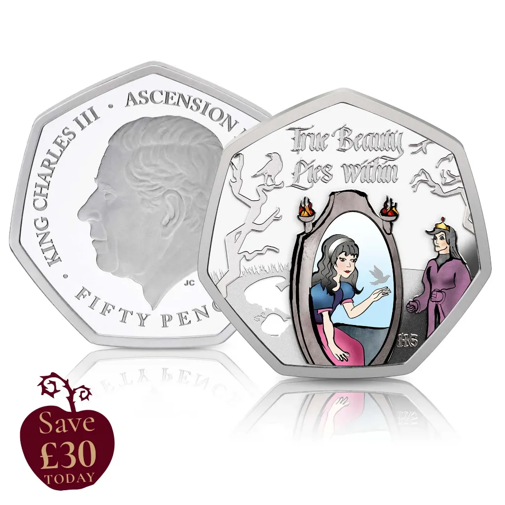 The Brothers Grimm - Snow White Pure Silver 50p